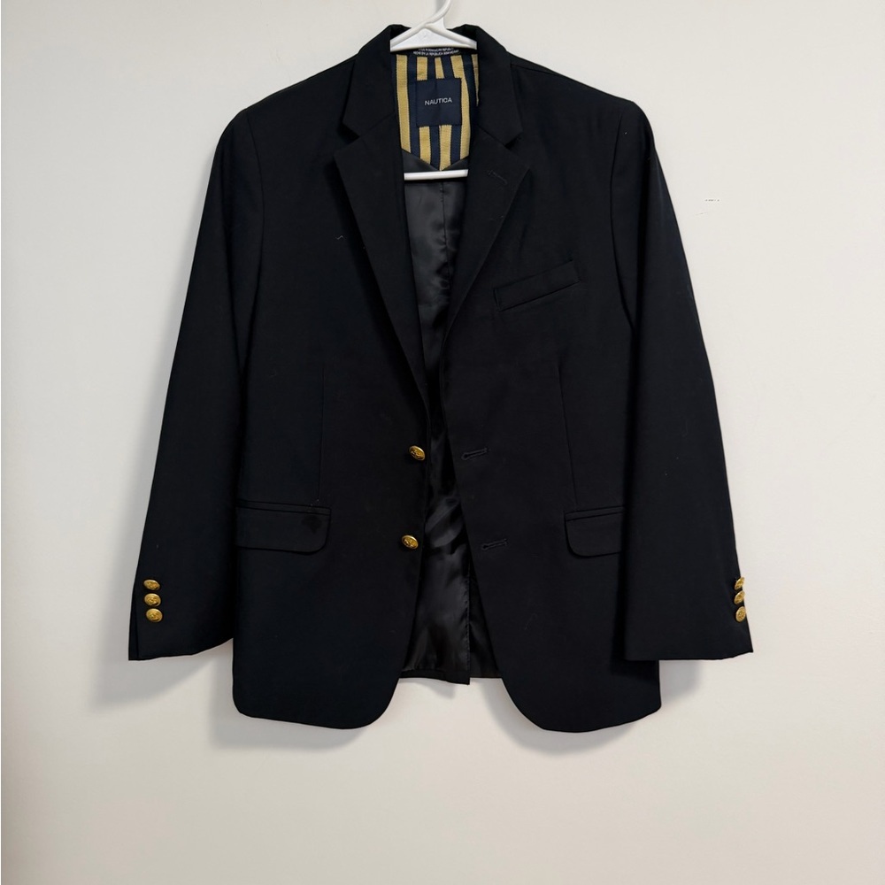 Nautica Kids Navy Blazer - Picture 2 of 15